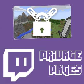 Twitch Sub Private Pages