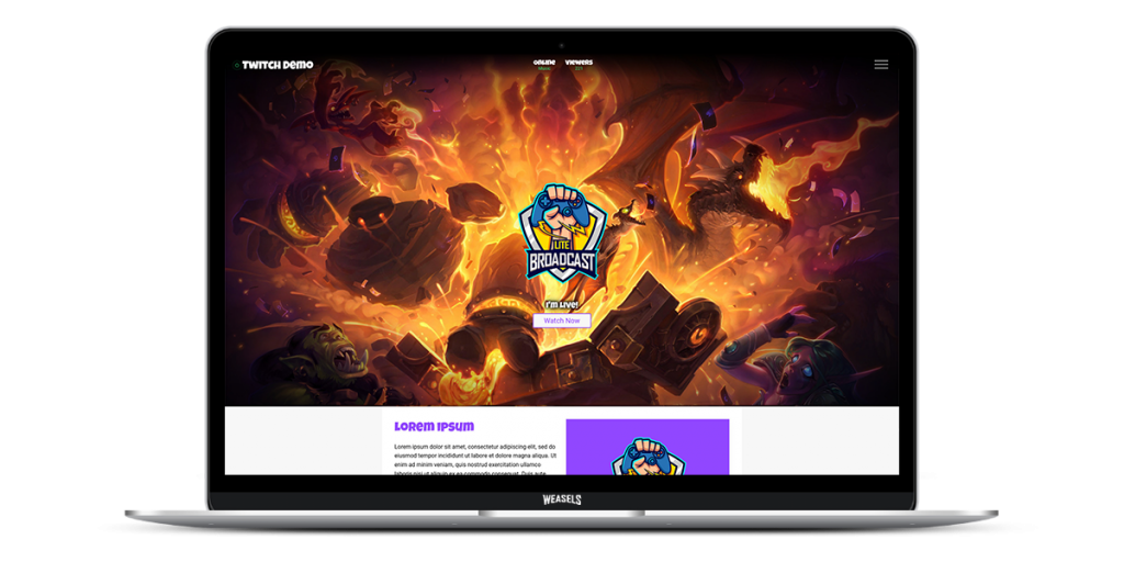 Gaming Lite - WordPress theme